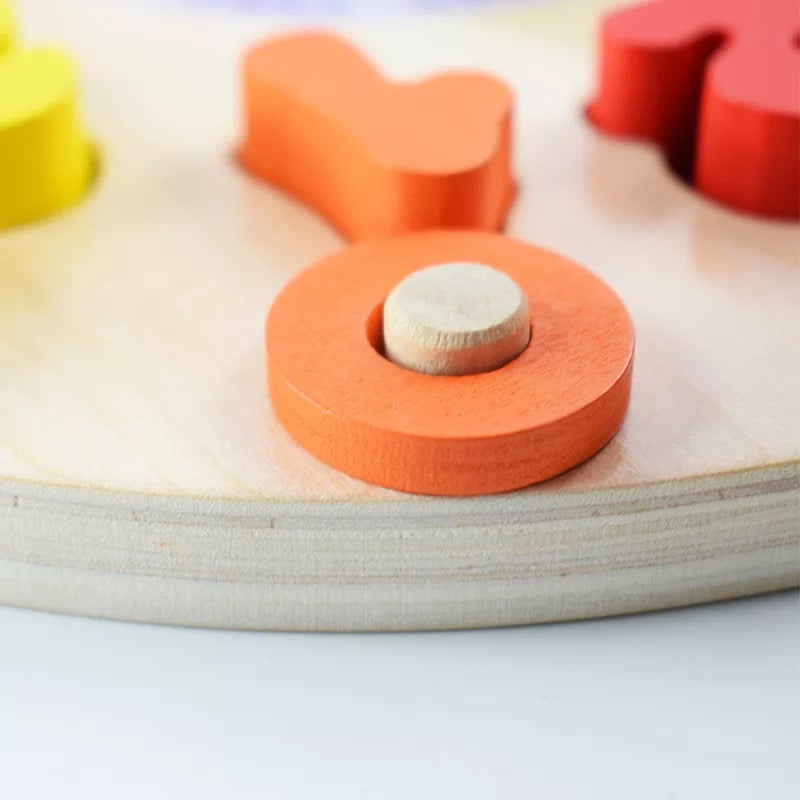 Wooden clock board