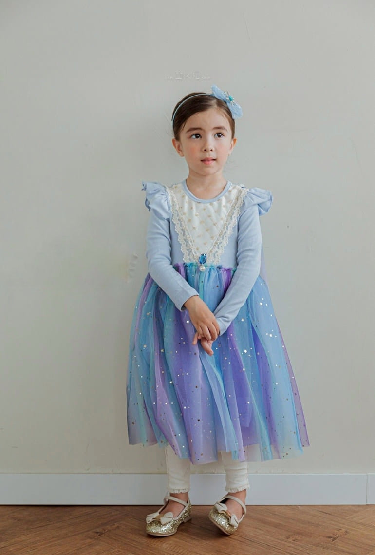 Blue princess dress