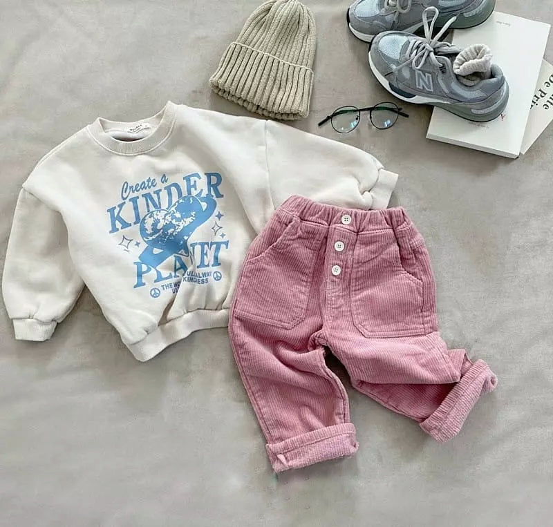 Kinder planet sweatshirt