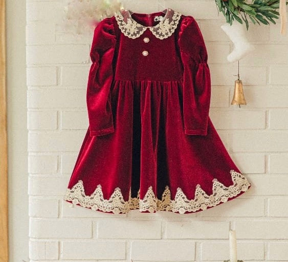 Bling burgundy dress