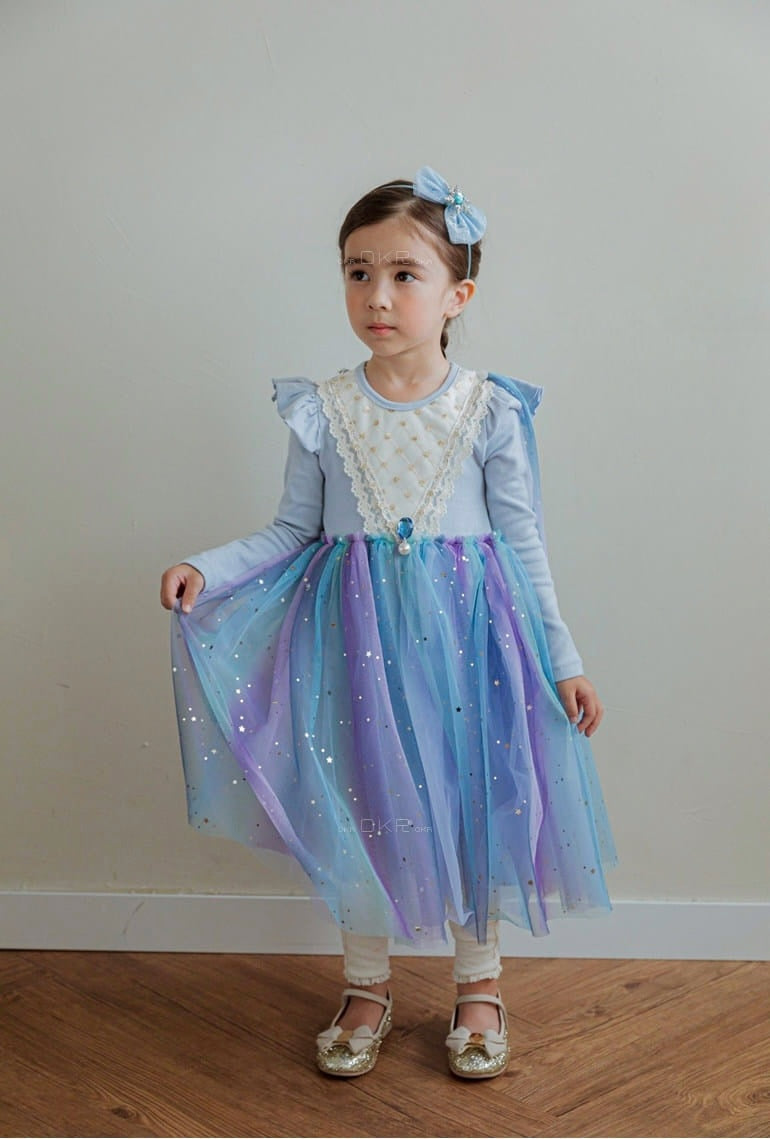 Blue princess dress