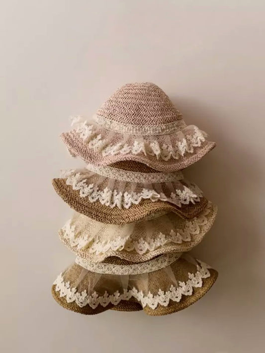 Mesh lace hat