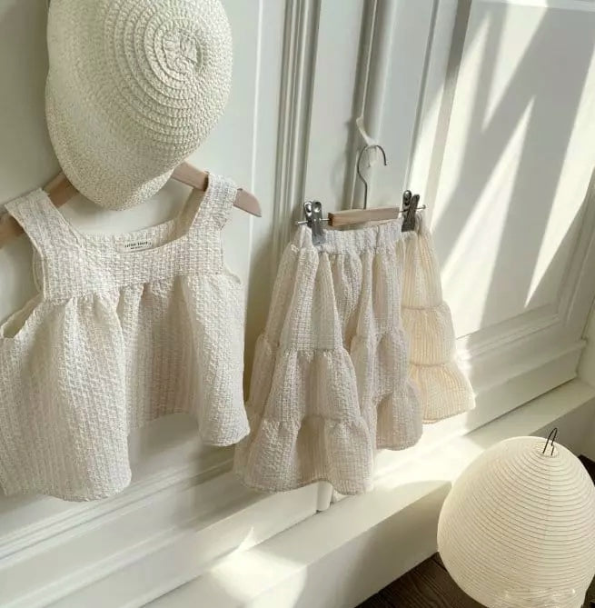 Honey top & skirt set