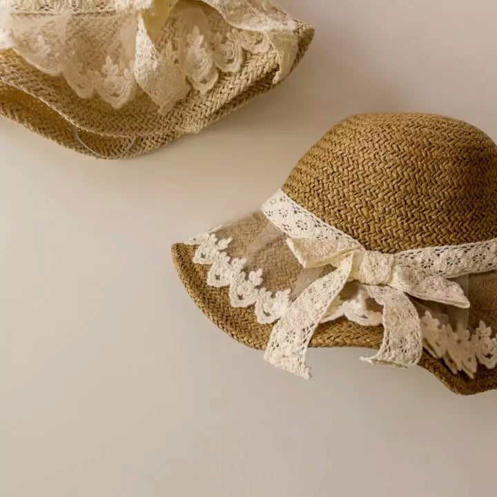 Mesh lace hat