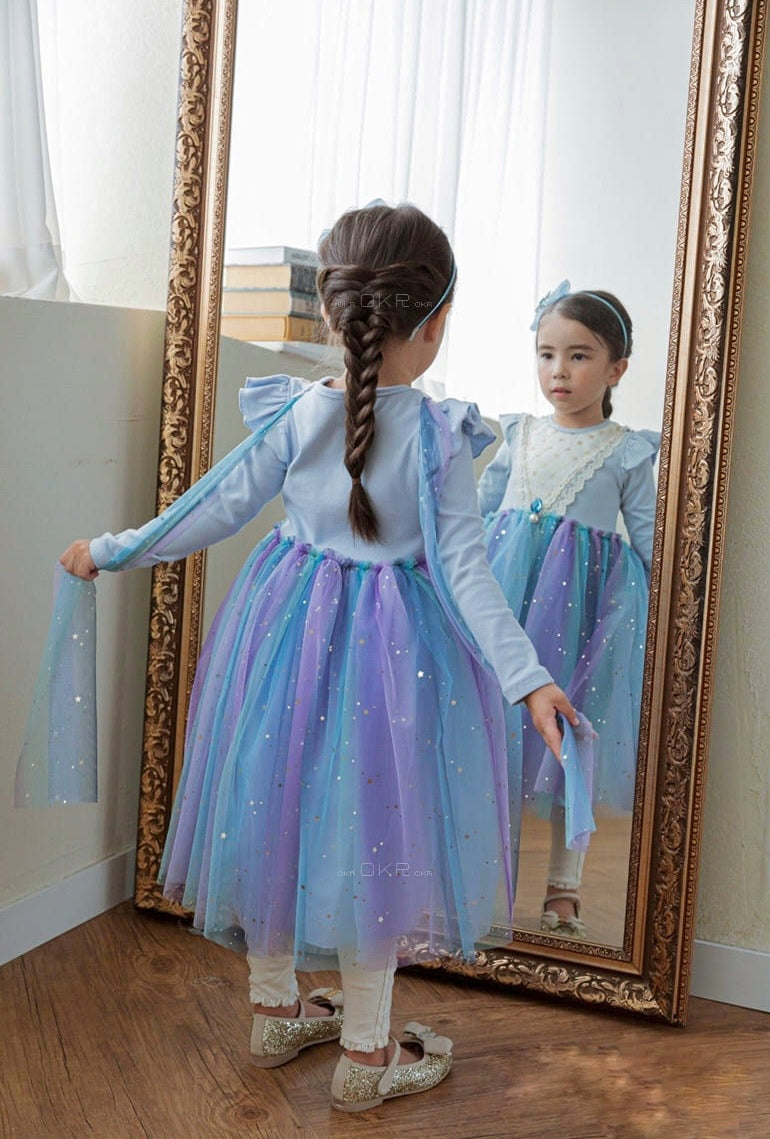 Blue princess dress