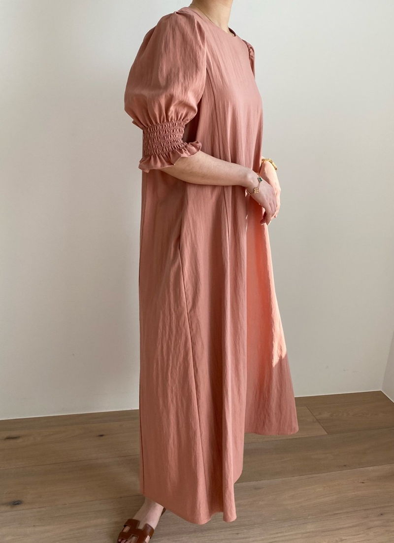 Puff sleeve dress