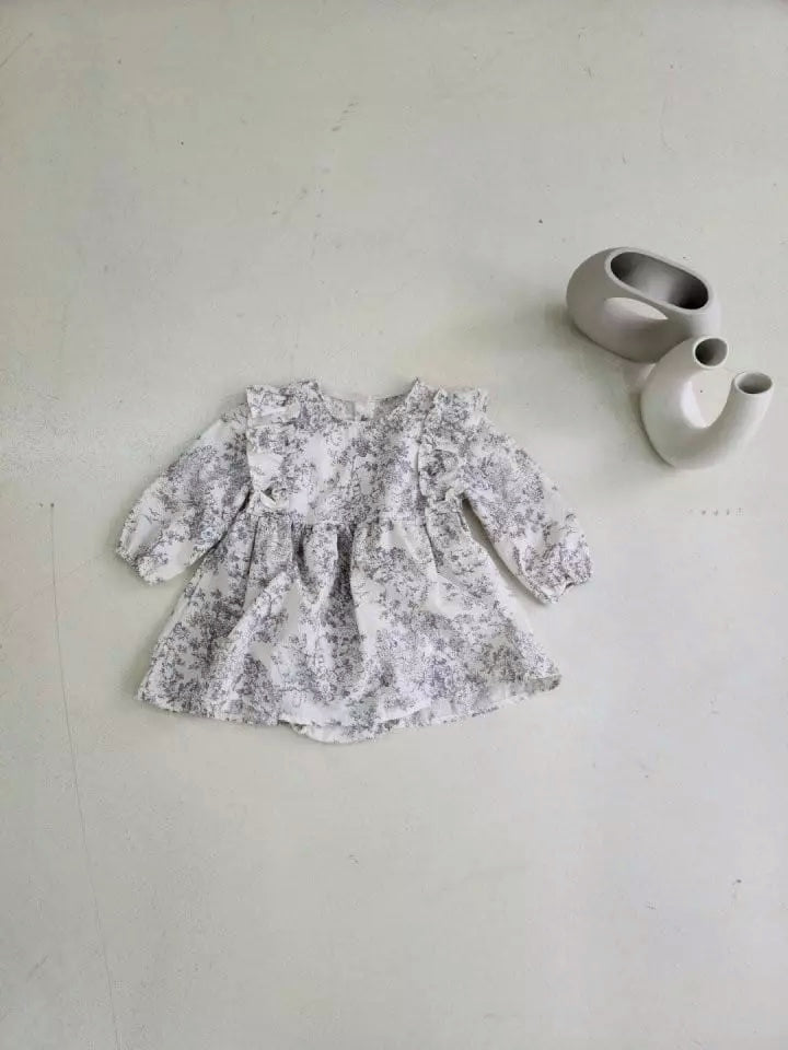 Toile dress bodysuit