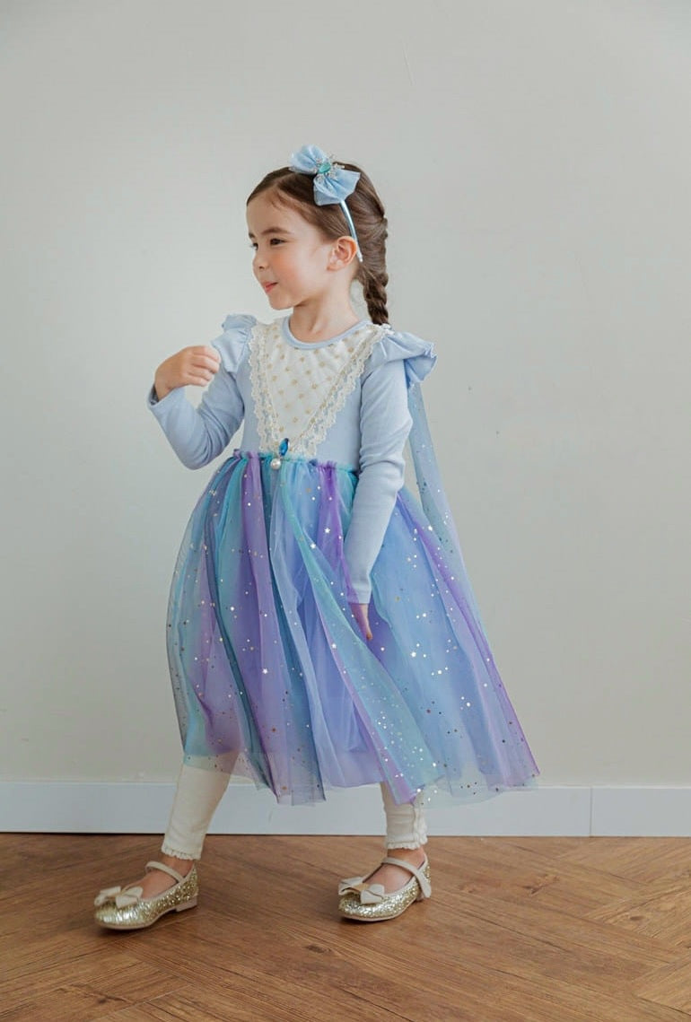 Blue princess dress