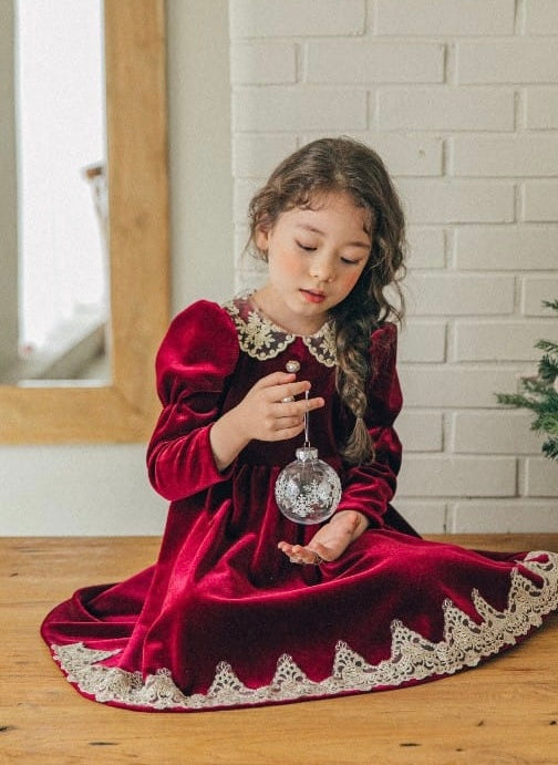 Bling burgundy dress