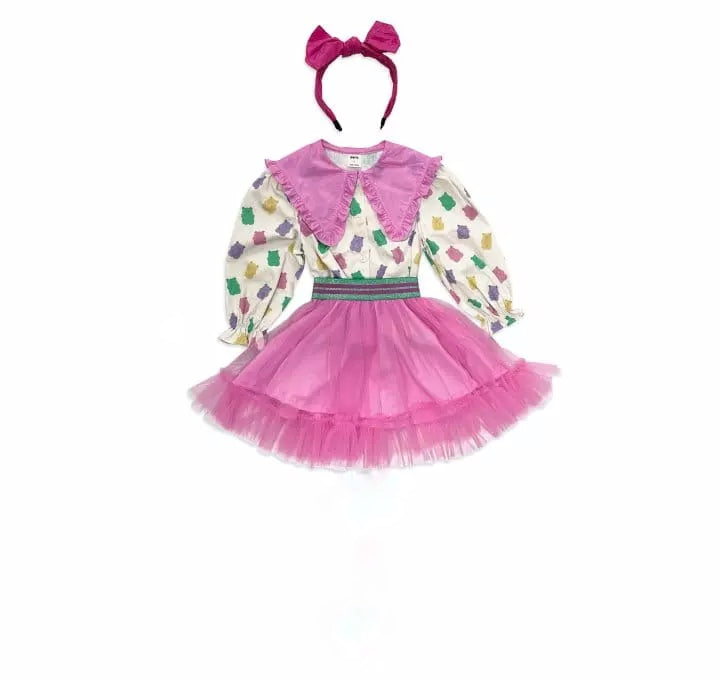 Gummy bear set (top/skirt/hairband)