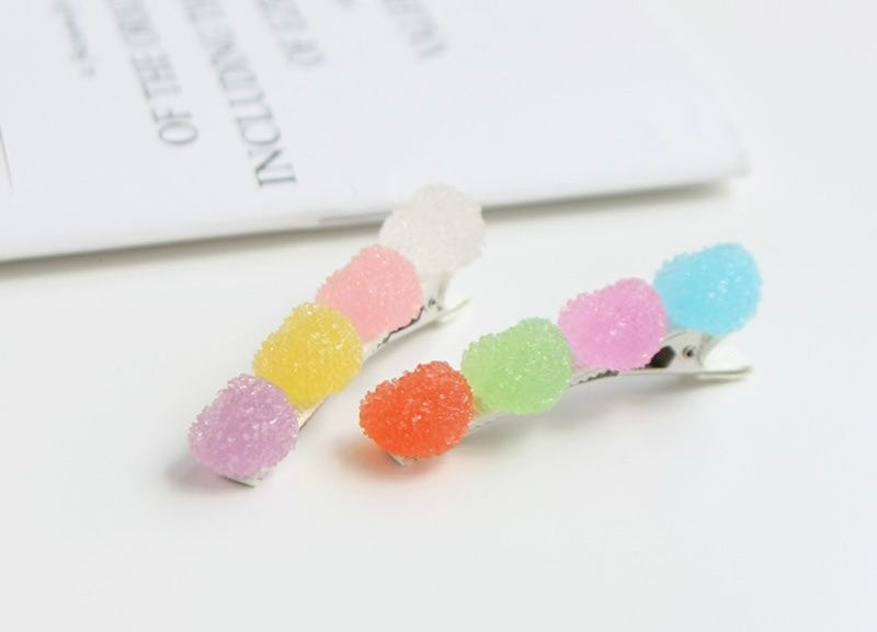 Sugar hearts hairpin set