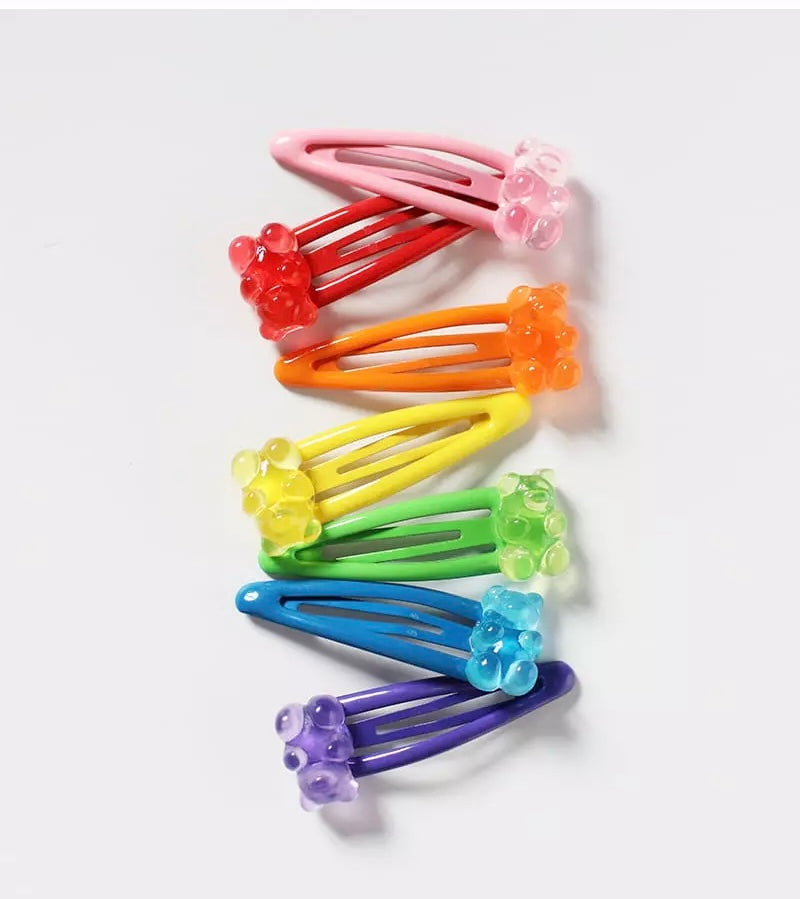 Gummy bear hairpin set