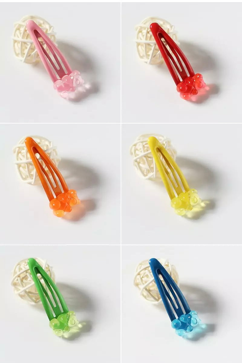 Gummy bear hairpin set