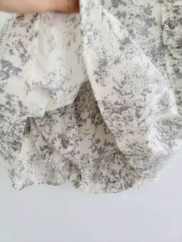 Toile dress bodysuit