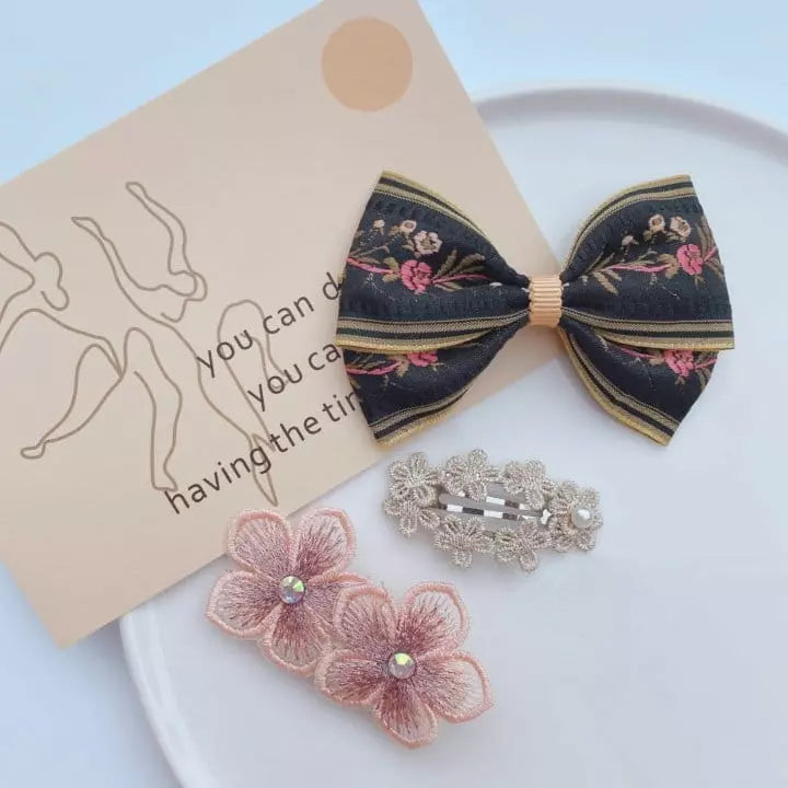 Floral hairpin set