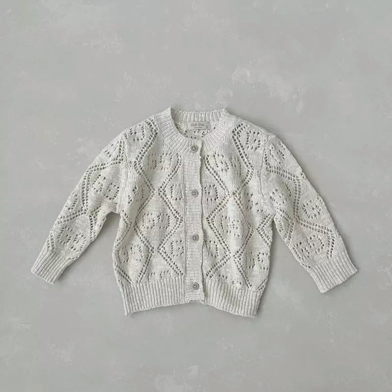 GG knit cardigan