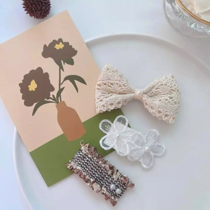 Floral hairpin set