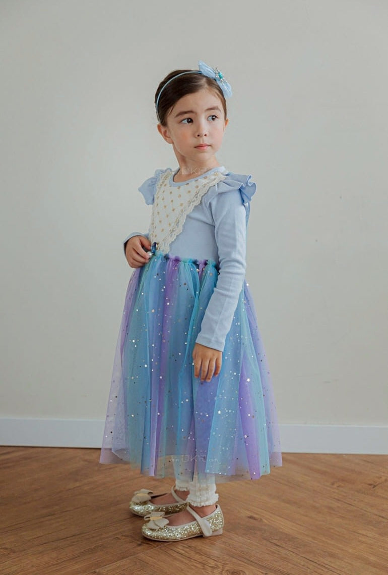 Blue princess dress