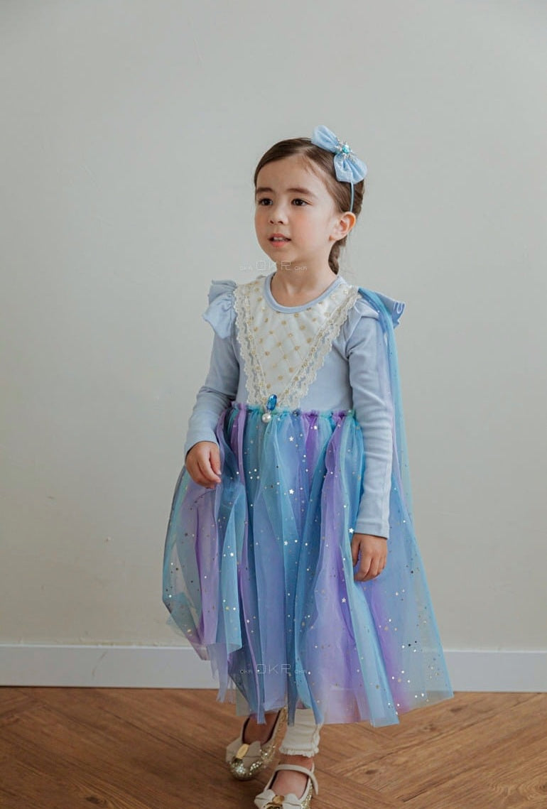 Blue princess dress