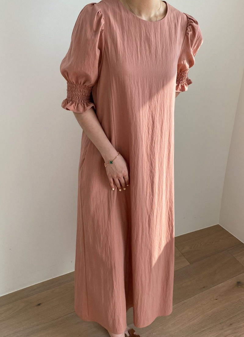 Puff sleeve dress