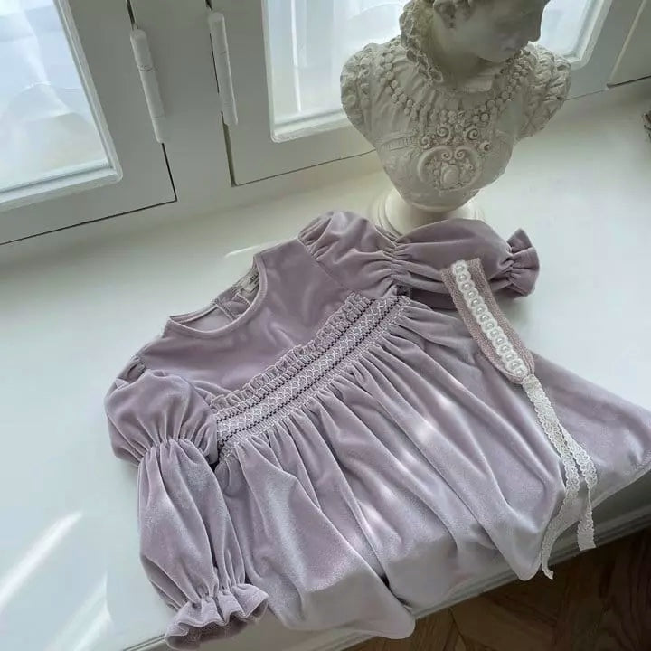 Royal smocked dress